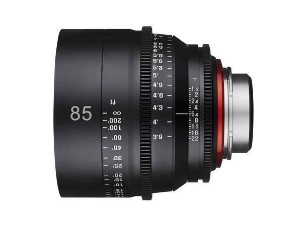 Samyang Xeen 85mm T1.5 Cine Canon Kort tele videoobjektiv 